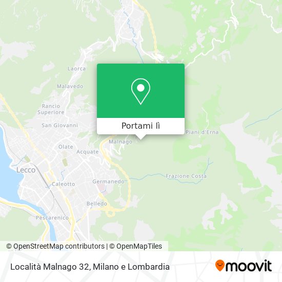 Mappa Località Malnago 32
