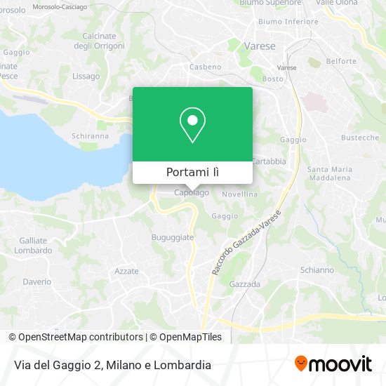 Mappa Via del Gaggio 2