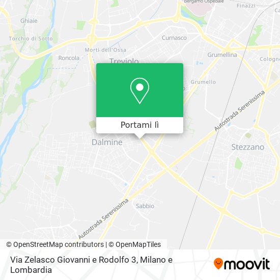 Mappa Via Zelasco Giovanni e Rodolfo 3