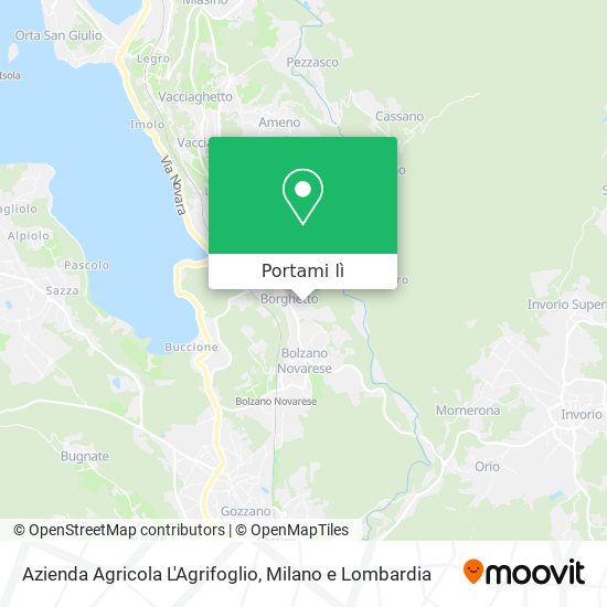 Mappa Azienda Agricola L'Agrifoglio