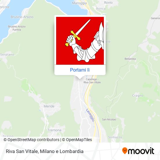 Mappa Riva San Vitale