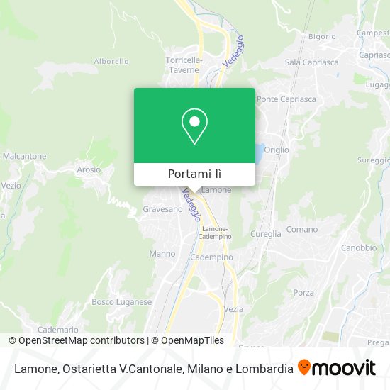 Mappa Lamone, Ostarietta V.Cantonale