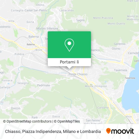 Mappa Chiasso, Piazza Indipendenza