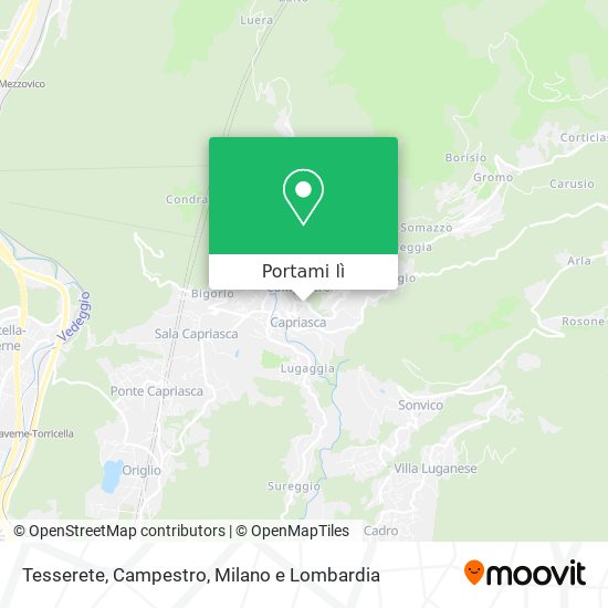 Mappa Tesserete, Campestro