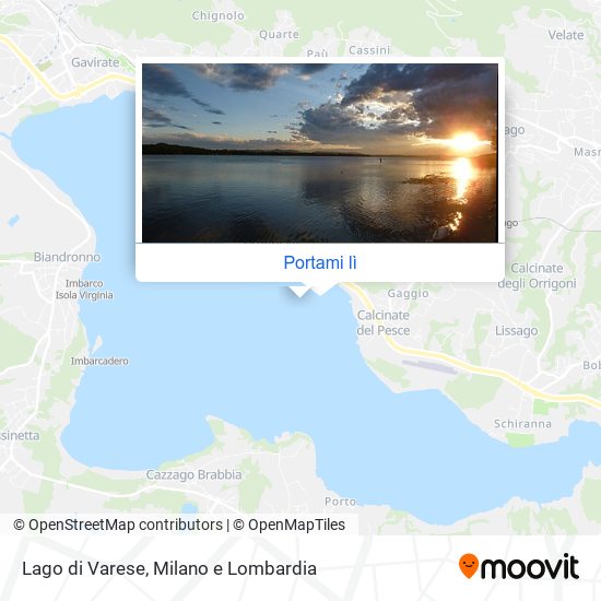 Mappa Lago di Varese