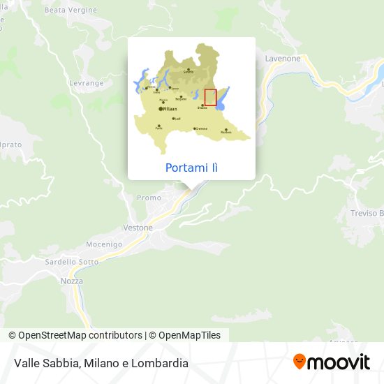 Mappa Valle Sabbia