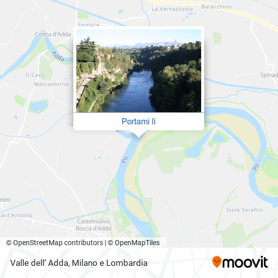 Mappa Valle dell’ Adda