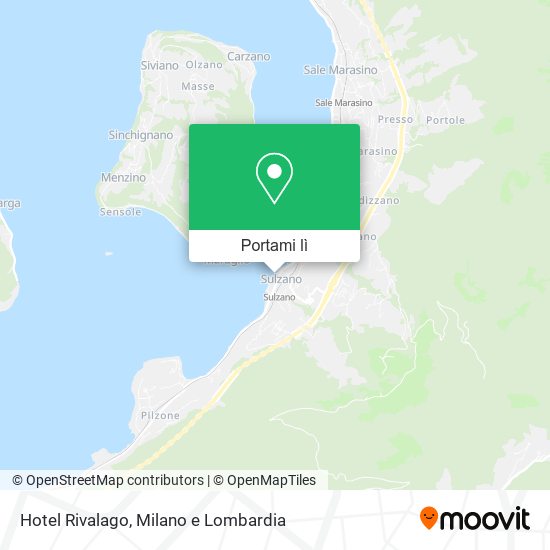 Mappa Hotel Rivalago