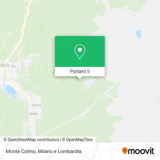 Mappa Monte Colmo