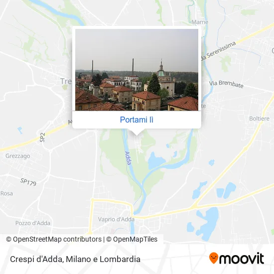 Mappa Crespi d'Adda