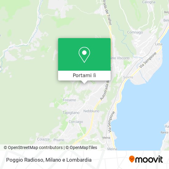 Mappa Poggio Radioso