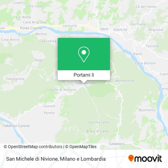 Mappa San Michele di Nivione