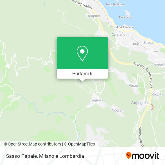 Mappa Sasso Papale