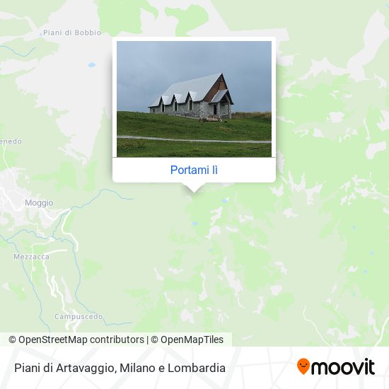 Mappa Piani di Artavaggio