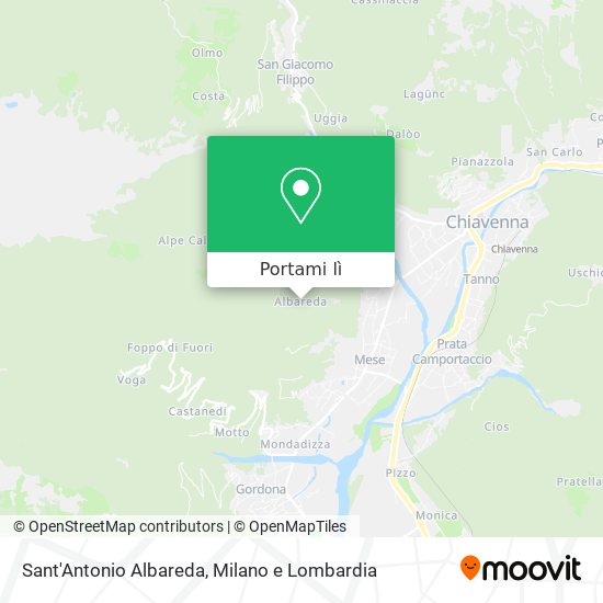 Mappa Sant'Antonio Albareda