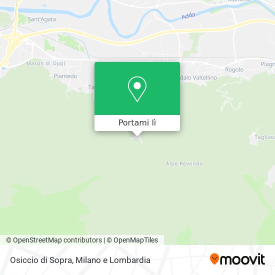 Mappa Osiccio di Sopra