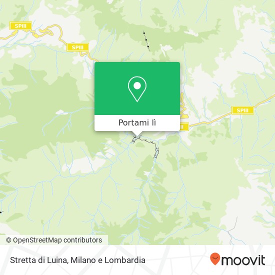 Mappa Stretta di Luina