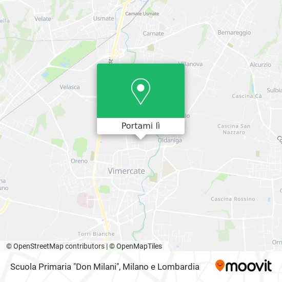 Mappa Scuola Primaria "Don Milani"