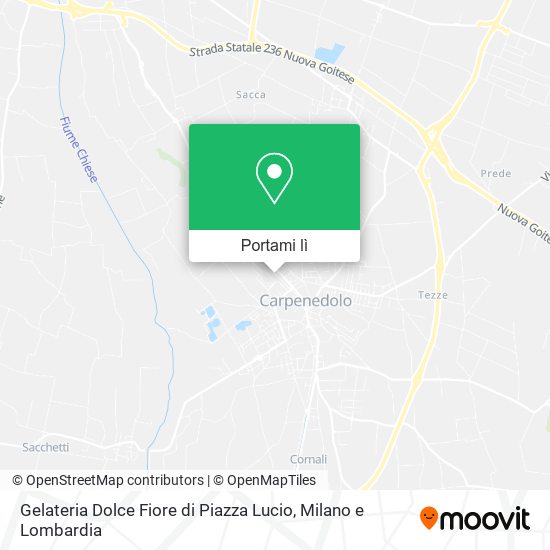 Mappa Gelateria Dolce Fiore di Piazza Lucio