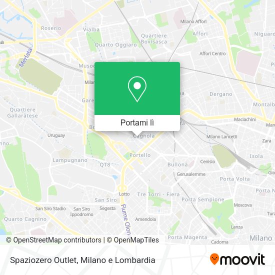 Mappa Spaziozero Outlet