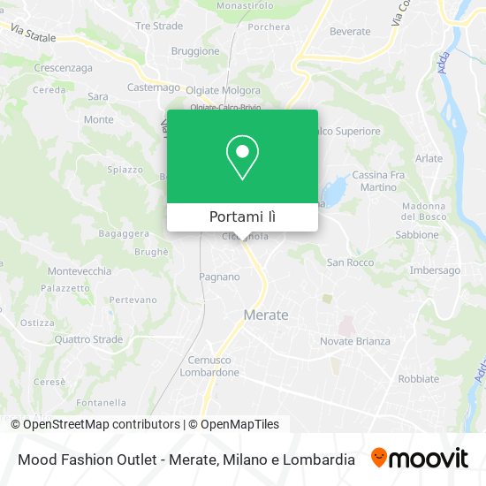 Mappa Mood Fashion Outlet - Merate