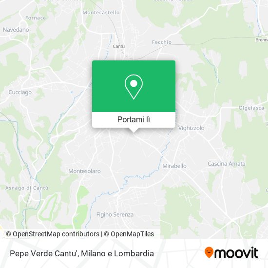 Mappa Pepe Verde Cantu'