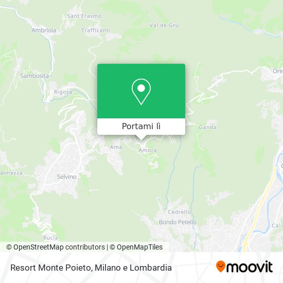Mappa Resort Monte Poieto