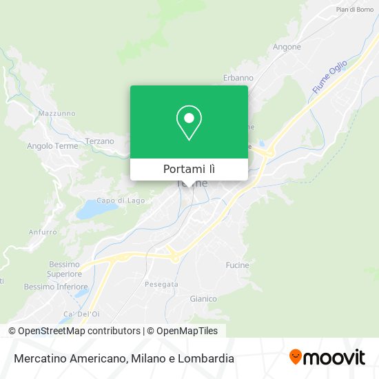 Mappa Mercatino Americano
