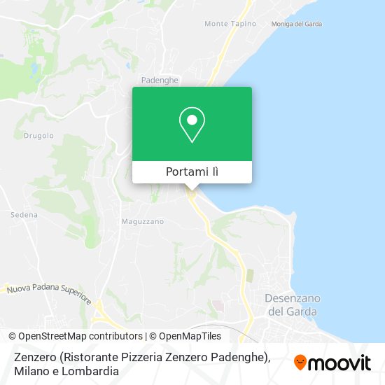 Mappa Zenzero (Ristorante Pizzeria Zenzero Padenghe)