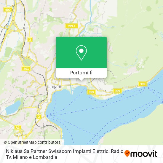 Mappa Niklaus Sa Partner Swisscom Impianti Elettrici Radio Tv