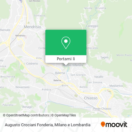 Mappa Augusto Crociani Fonderia