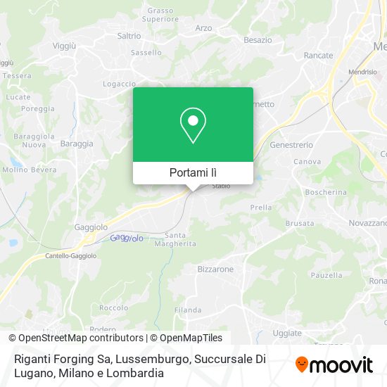 Mappa Riganti Forging Sa, Lussemburgo, Succursale Di Lugano