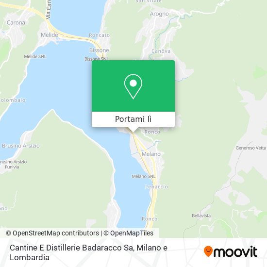 Mappa Cantine E Distillerie Badaracco Sa