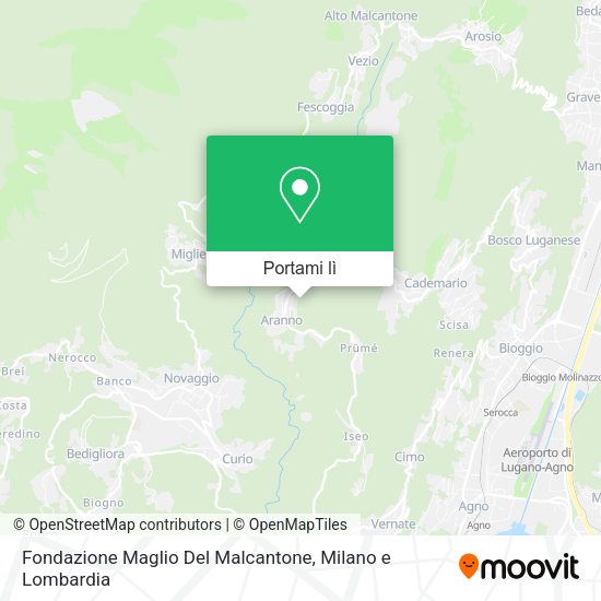 Mappa Fondazione Maglio Del Malcantone