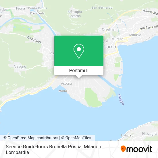 Mappa Service Guide-tours Brunella Posca
