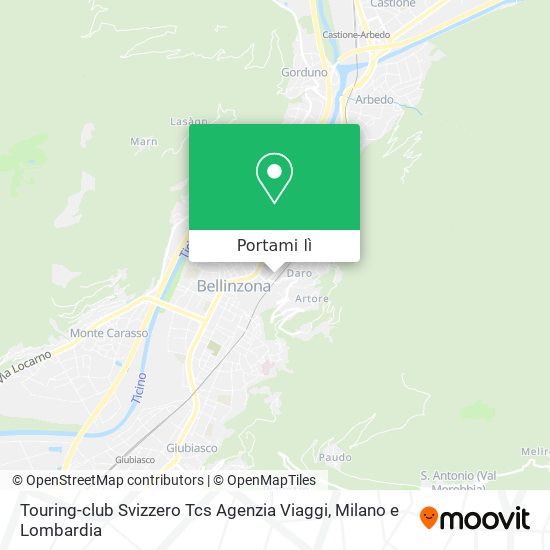 Mappa Touring-club Svizzero Tcs Agenzia Viaggi