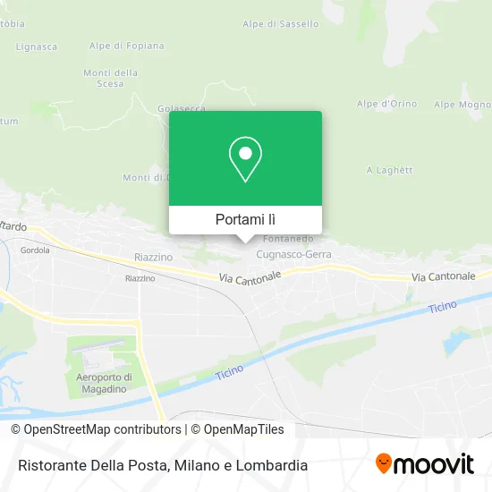 Mappa Ristorante Della Posta