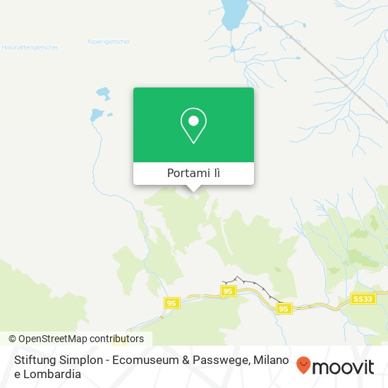 Mappa Stiftung Simplon - Ecomuseum & Passwege