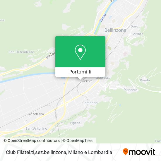 Mappa Club Filatel.ti,sez.bellinzona