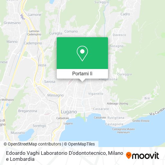 Mappa Edoardo Vaghi Laboratorio D'odontotecnico