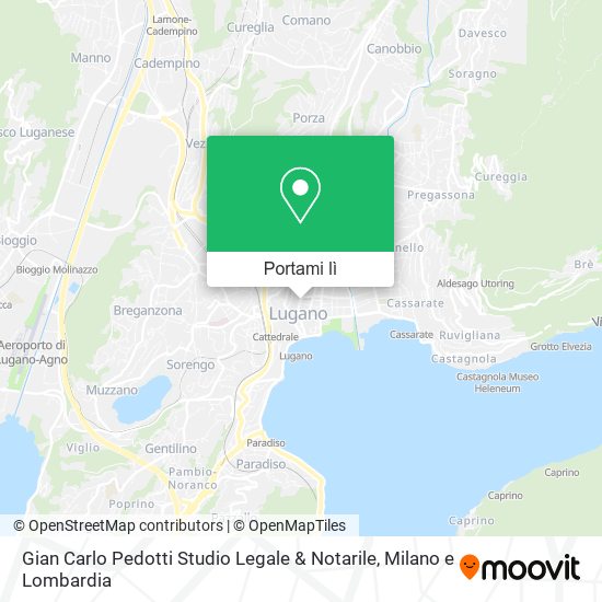 Mappa Gian Carlo Pedotti Studio Legale & Notarile