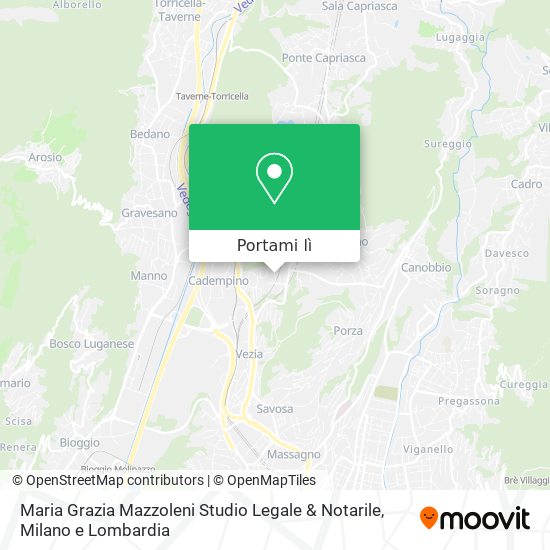 Mappa Maria Grazia Mazzoleni Studio Legale & Notarile