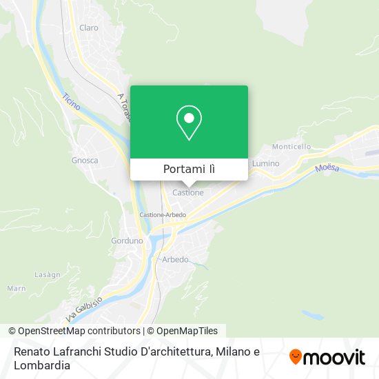 Mappa Renato Lafranchi Studio D'architettura