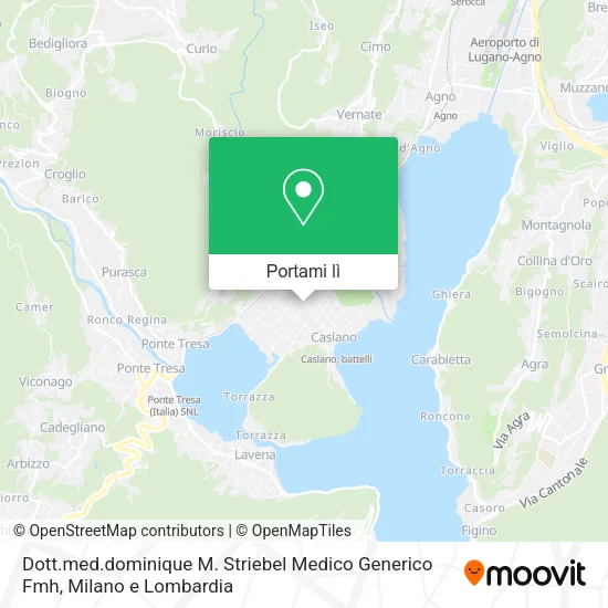 Mappa Dott.med.dominique M. Striebel Medico Generico Fmh