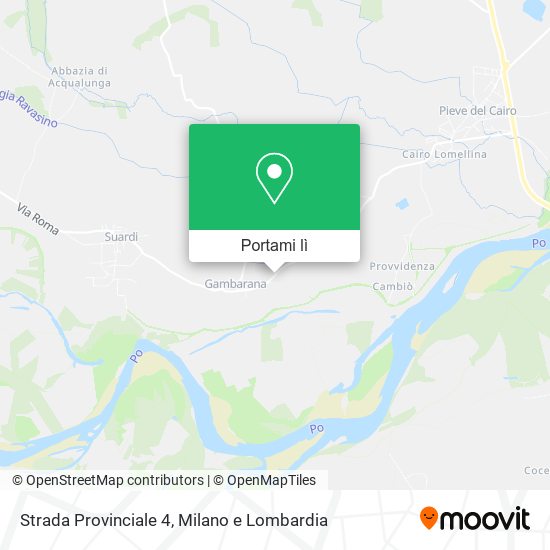 Mappa Strada Provinciale 4