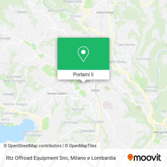 Mappa Rtz Offroad Equipment Snc