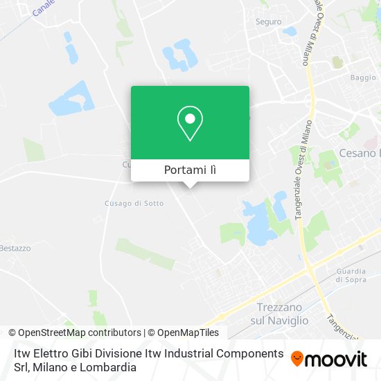 Mappa Itw Elettro Gibi Divisione Itw Industrial Components Srl