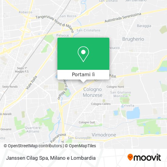 Mappa Janssen Cilag Spa