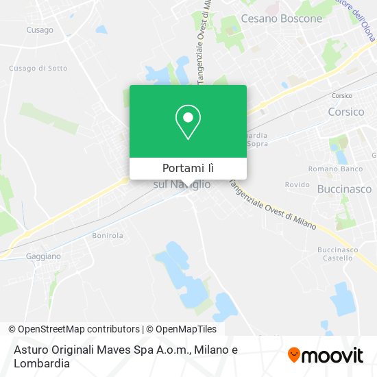 Mappa Asturo Originali Maves Spa A.o.m.