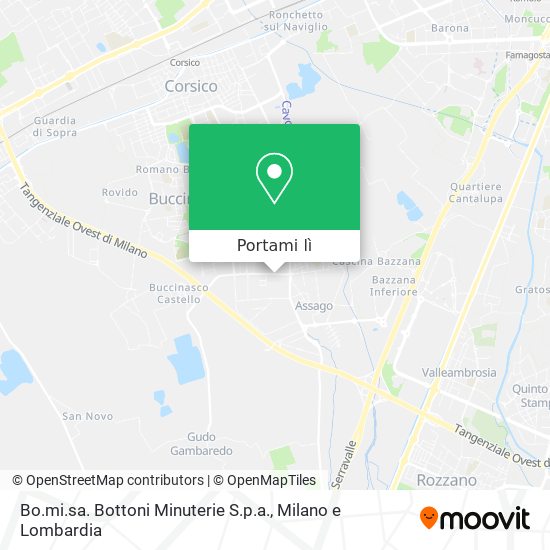 Mappa Bo.mi.sa. Bottoni Minuterie S.p.a.